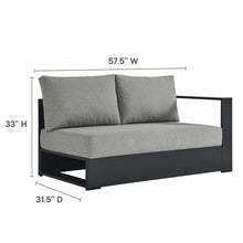 Load image into Gallery viewer, Tahoe 3-Piece Outdoor Patio Powder-Coated Aluminum Left-Facing Chaise Sectional Sofa Set by Modway