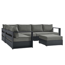 Load image into Gallery viewer, Tahoe 5-Piece Outdoor Patio Powder-Coated Aluminum Sectional Sofa Set by Modway