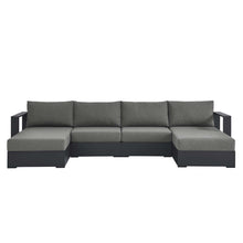 Load image into Gallery viewer, Tahoe 4-Piece Outdoor Patio Powder-Coated Aluminum Sectional Sofa Set by Modway