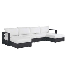 Load image into Gallery viewer, Tahoe 4-Piece Outdoor Patio Powder-Coated Aluminum Sectional Sofa Set by Modway