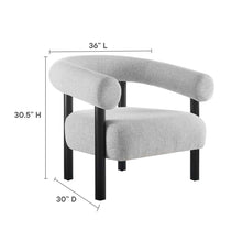 Load image into Gallery viewer, Sable Upholstered Fabric Armchair by Modway