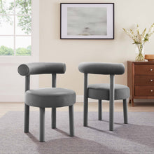 Load image into Gallery viewer, Toulouse Performance Velvet Dining Chair Set of 2 by Modway