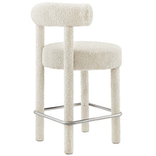 Load image into Gallery viewer, Toulouse Boucle Fabric Counter Stool Set of 2 by Modway