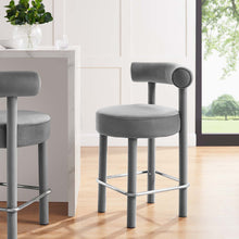Load image into Gallery viewer, Toulouse Performance Velvet Counter Stool Set of 2 by Modway