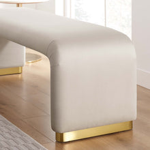 Load image into Gallery viewer, Koda Performance Velvet Waterfall Long Bench by Modway