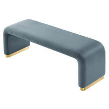 Load image into Gallery viewer, Koda Performance Velvet Waterfall Long Bench by Modway