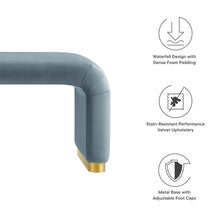 Load image into Gallery viewer, Koda Performance Velvet Waterfall Long Bench by Modway
