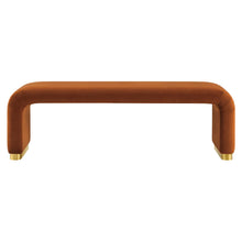 Load image into Gallery viewer, Koda Performance Velvet Waterfall Long Bench by Modway