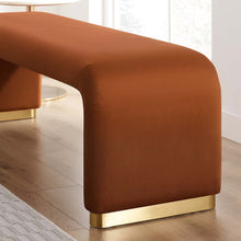 Load image into Gallery viewer, Koda Performance Velvet Waterfall Long Bench by Modway