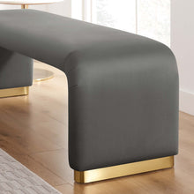Load image into Gallery viewer, Koda Performance Velvet Waterfall Long Bench by Modway
