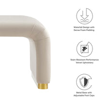 Load image into Gallery viewer, Koda Performance Velvet Waterfall Ottoman by Modway