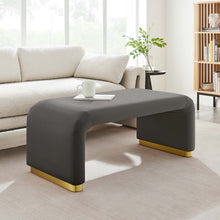 Load image into Gallery viewer, Koda Performance Velvet Waterfall Ottoman by Modway