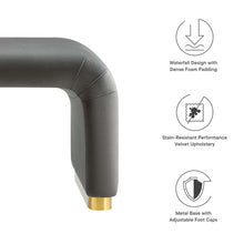 Load image into Gallery viewer, Koda Performance Velvet Waterfall Ottoman by Modway