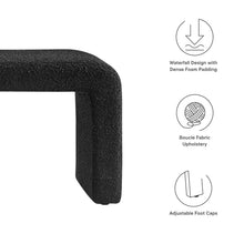 Load image into Gallery viewer, Simba Boucle Fabric Waterfall Long Bench by Modway