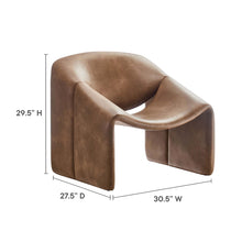 Load image into Gallery viewer, Vivi Vegan Leather Accent Chair by Modway