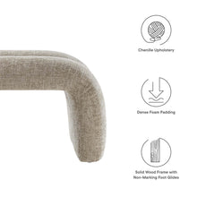 Load image into Gallery viewer, Dax 50.5" Chenille Upholstered Accent Bench by Modway