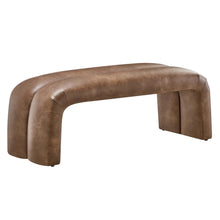 Load image into Gallery viewer, Dax 50.5" Vegan Leather Upholstered Accent Bench by Modway