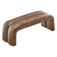 Load image into Gallery viewer, Dax 50.5" Vegan Leather Upholstered Accent Bench by Modway