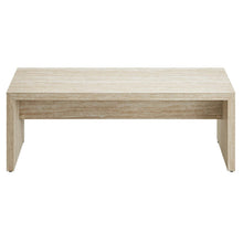 Load image into Gallery viewer, Mirella 53.5Ó Faux Travertine Bench by Modway