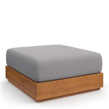 Load image into Gallery viewer, Tahoe Outdoor Patio Acacia Wood Ottoman by Modway