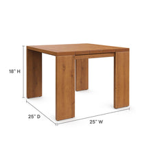 Load image into Gallery viewer, Tahoe Outdoor Patio Acacia Wood Side Table by Modway