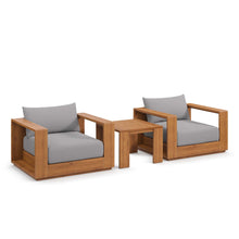 Load image into Gallery viewer, Tahoe 3-Piece Outdoor Patio Acacia Wood Furniture Set by Modway