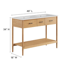 Load image into Gallery viewer, Zaire 48" Double Sink Bathroom Vanity by Modway
