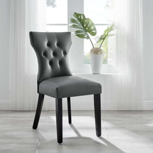 Load image into Gallery viewer, Silhouette Dining Vinyl Side Chair by Modway