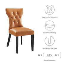 Load image into Gallery viewer, Silhouette Dining Vinyl Side Chair by Modway