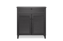 Load image into Gallery viewer, Baxton Studio Calvin Espresso Shoe-Storage Cabinet