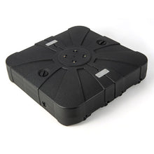 Load image into Gallery viewer, 33.5 x 33.5 Inch Fillable Cantilever Umbrella Base with Wheels