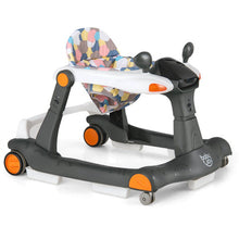 Load image into Gallery viewer, 2-in-1 Foldable Activity Push Walker with Adjustable Height-Dark Gray
