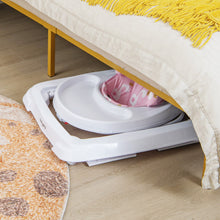 Load image into Gallery viewer, Foldable Baby Activity Walker with Adjustable Height and Detachable Seat Cushion-Pink