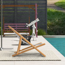 Load image into Gallery viewer, Folding Bamboo Sling Chair with Adjustable Backrest and Canvas-Natural