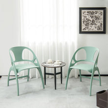 Load image into Gallery viewer, Folding Dining Chairs Set of 2 with Armrest and High Backrest-Green