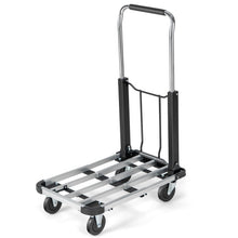 Load image into Gallery viewer, Folding Hand Truck Aluminum Utility Dolly Platform Cart with Extendable Base