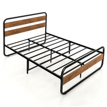 Load image into Gallery viewer, Arc Platform Bed with Headboard and Footboard-Full Size