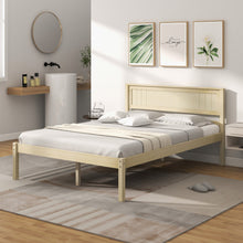 Load image into Gallery viewer, Twin/Full/Queen Size Wooden Bed Frame with Headboard and Slat Support-Full Size
