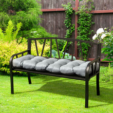 Load image into Gallery viewer, Indoor Outdoor Tufted Bench Cushion with Soft PP Cotton-Gray