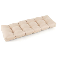 Load image into Gallery viewer, Indoor Outdoor Tufted Bench Cushion with Soft PP Cotton-Beige