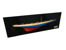 Load image into Gallery viewer, Rainbow Half-Hull Scaled Model Boat Yacht Handmade