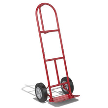 Load image into Gallery viewer, P-Handle Sack Truck with 10 Inch Wheels and Foldable Load Area-Red