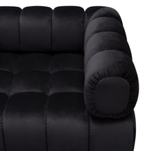 Load image into Gallery viewer, Image Low Profile Chair in Black Velvet w/ Brushed Gold Base by Diamond Sofa