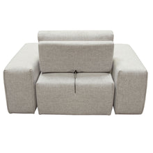 Load image into Gallery viewer, Jazz Modular 1-Seater with Adjustable Backrest in Light Brown Fabric by Diamond Sofa