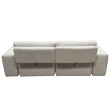 Load image into Gallery viewer, Jazz Modular 2-Seater with Adjustable Backrests in Light Brown Fabric by Diamond Sofa