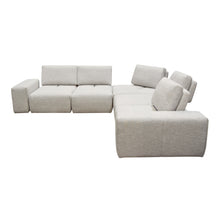 Load image into Gallery viewer, Jazz Modular 5-Seater Corner Sectional with Adjustable Backrests in Light Brown Fabric by Diamond Sofa