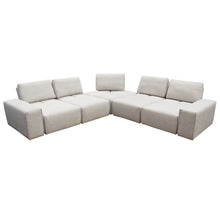 Load image into Gallery viewer, Jazz Modular 5-Seater Corner Sectional with Adjustable Backrests in Light Brown Fabric by Diamond Sofa