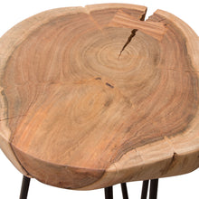 Load image into Gallery viewer, Joss Natural Acacia One of a Kind Live Edge Accent Table w/ Black Hairpin Legs by Diamond Sofa