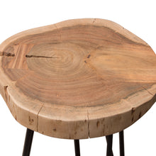 Load image into Gallery viewer, Joss Natural Acacia One of a Kind Live Edge Accent Table w/ Black Hairpin Legs by Diamond Sofa