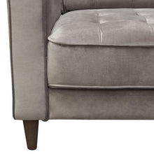 Load image into Gallery viewer, Juniper Tufted Chair in Champagne Grey Velvet by Diamond Sofa